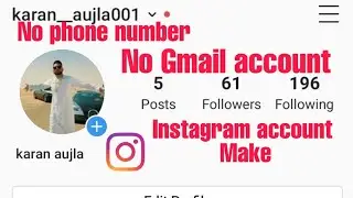 How to create an Instagram account Create a fake Instagram account without phone number and email😯