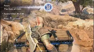 God of War Ragnarok Eyes of Odin Raven Location Northeast The Plains Crater Vanaheim