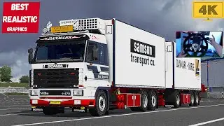 Scania 143M | OPEN PIPE | 470 Combo | Realistic Driving | JBX2+PNG +RESHADE |  Navia - Gijón