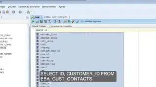 Creación rápida de sentencias con SQL Developer