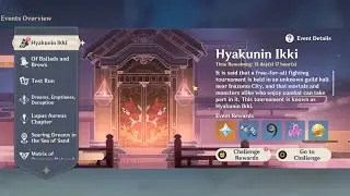 *Hyakunin Ikki* Rewards Speedrun | Genshin Impact