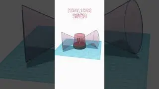 [1DAY_1CAD] SIREN #shorts #tinkercad #project