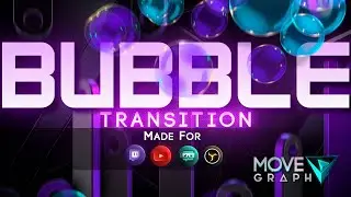 NEW STINGER!! - Bubble 🫧  - Stinger for OBS, Streamlabs and After Effects