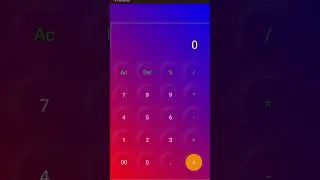 calculator using HTML CSS and JavaScript 