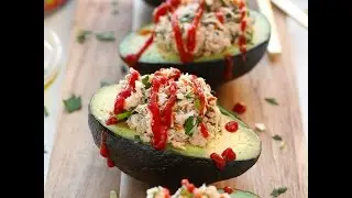 Healthy Salmon Avocado Boats