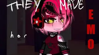 they made her EMO!!! mina ashido // bnha // gacha
