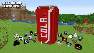 SURVIVAL COLA HOUSE WITH 100 NEXBOTS in Minecraft - Gameplay - Coffin Meme