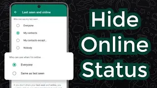 WhatsApp में ऑनलाइन Status कैसे हाईड करे | How To Hide Online Status on WhatsApp