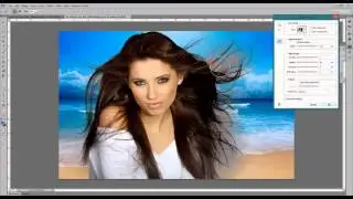 Как быстро вырезать волосы в программе Adobe Photoshop
