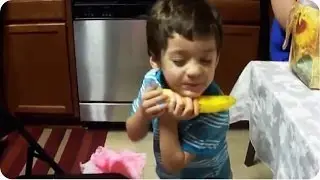 April Fools Prank Backfired! | Little Kid LOVES Banana