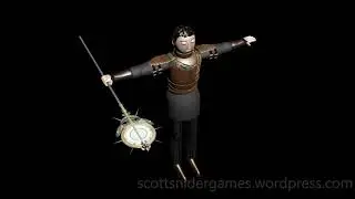 Freddy 3D Model (With Staff) Preview Video #1 (01-07-2023)