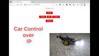 Car Control Over IP Using ESP32-CAM