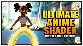 Blender Anime Shader Tutorial | Perfect Toon Shader for Anime Style Renders