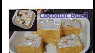 ना मावा ना मिल्क पॉवडर और बिना चासनी बनाये सॉफ्ट नारियल की बर्फी | Kesar Khopra Pak | Coconut Burfi