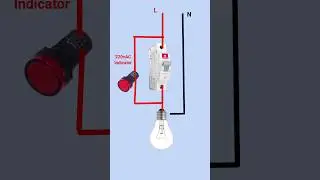 MCB trip indicator circuit #electrical #youtubeshorts #shortfeed #shrots