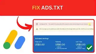 How to Solve ads.txt Status Not Found Issue in Google AdSense | | Ads.txt status not found