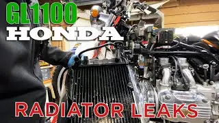 Honda GL1100 replacing the radiator, thermostat and fansensor