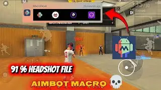 OB54Free Fire New Android Macro 📱 Tutorial  | Macro Droid New Headshot Macro Script 📂