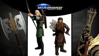 Legolas & Gimli El Señor de los Anillos Wave 1 de Diamond Select Toys - Reseña en Español