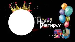Birthday green screen template//special birthday green video//New birthday effect