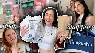 Come BOOK SHOPPING with us at my first Japanese book store ft. 