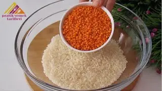 Mix RICE and LENTILS and you will be satisfied with the result. ❗ DELICIOUS and HEALTHY RECIPE.