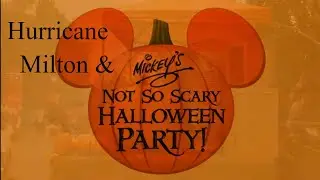Mickey’s Not-So-Scary Halloween Party the night before hurricane Milton