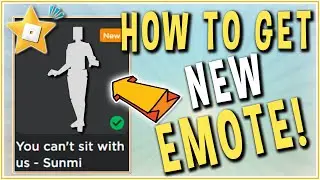 HOW TO GET NEW EMOTE YOU CAN'T SIT WITH US SUNMI in Roblox Spotify