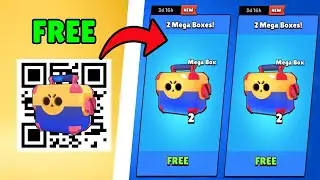 FREE MEGA BOX GIFT! NEW BRAWL STARS QR CODE