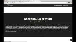 Story Theme: Full-width Background Section