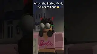 When the Barbie Movie Tickets Sell Out 😨👧 (Roblox Skit) #shorts #roblox #robloxshorts #barbiemovie