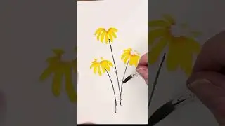 EASy Watercolor Wildflowers for beginners!