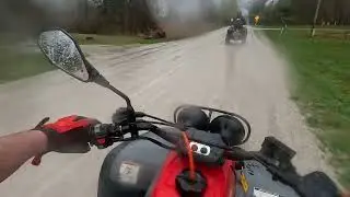Warrior 350 Riding in the Rain