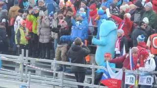 Nove Mesto na Morave- Biathlon - Dance battle maskotů