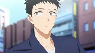 Marin dizendo algo surpreendente ao gojo