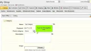 How to add product categories in PrestaShop