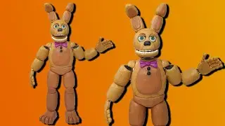 СПРИНГБОННИ FNAF4/FAN MADE/FREDBEAR'S FAMILY DINER (REMAKE) из пластилина.