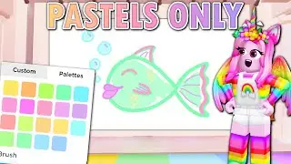 Speed Draw But I Can ONLY USE Pastel Colours !! | Speed Draw