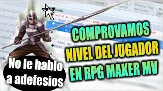 Comprobar nivel del jugador en condiciones y efectos del MV | Tutorial RMMV