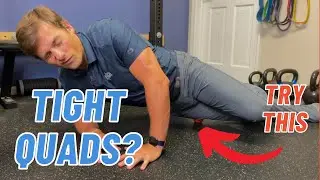Easy Quad Muscle Release with a Ball (Vastus Lateralis)