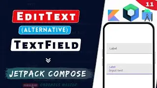 Textfield in Jetpack Compose Android | EditText in Jetpack Compose Android Tutorial Hindi #11
