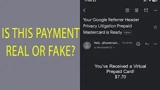 “Your Google Referrer Header Privacy Litigation Prepaid Mastercard Is Ready” - Is it Legit or Scam?