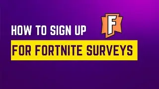 How to sign up for Fortnite surveys