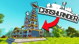 Antenna Build, Lets Complete It !🔴Scrap Mechanic - Crashlander