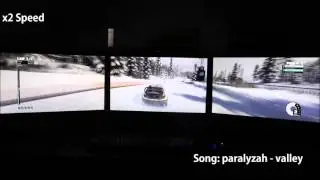 Triple monitor Dirt 3 benchmark with GTX 970 OC