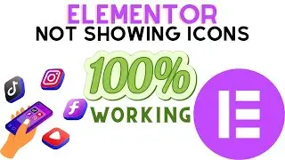 elementor font awesome icons not showing | Fix 100% working