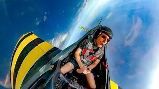 Onboard a Cutting Edge Aerobatic Airplane (Gamebird  GB1)