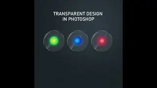 How to make transparent design in Photoshop