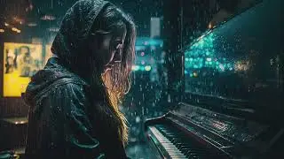 Relaxing Piano Music for Stress Relief with Rain, Deep Sleeping