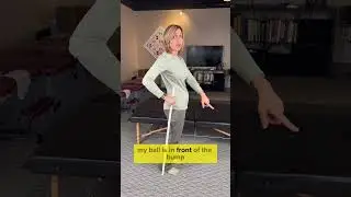 Is your BALL OVER The BUMP ❓️#lowerbackpain #hypermobility ⁠#eds